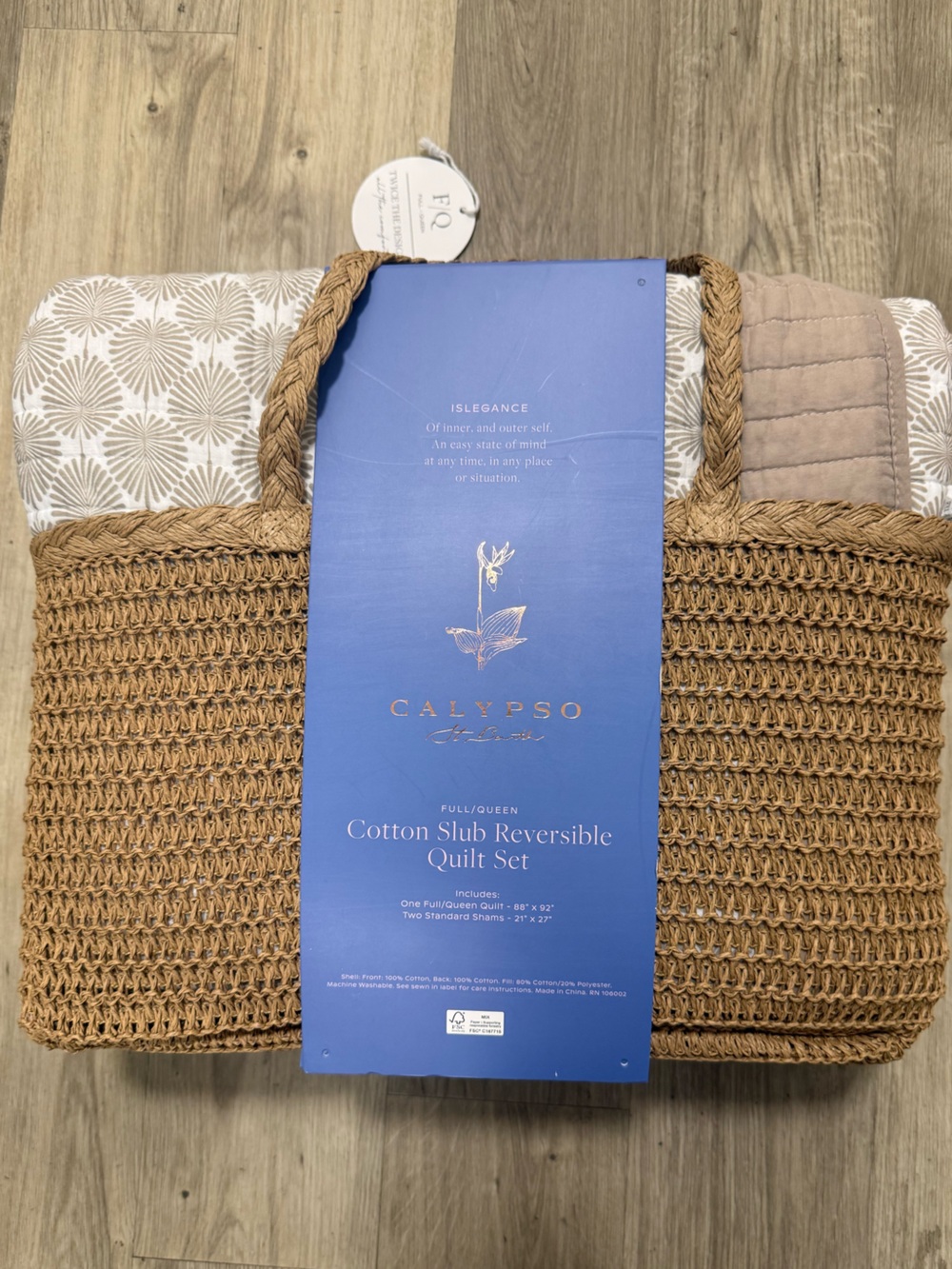 Calypso St. Barth Cotton Reversible Quilt Set